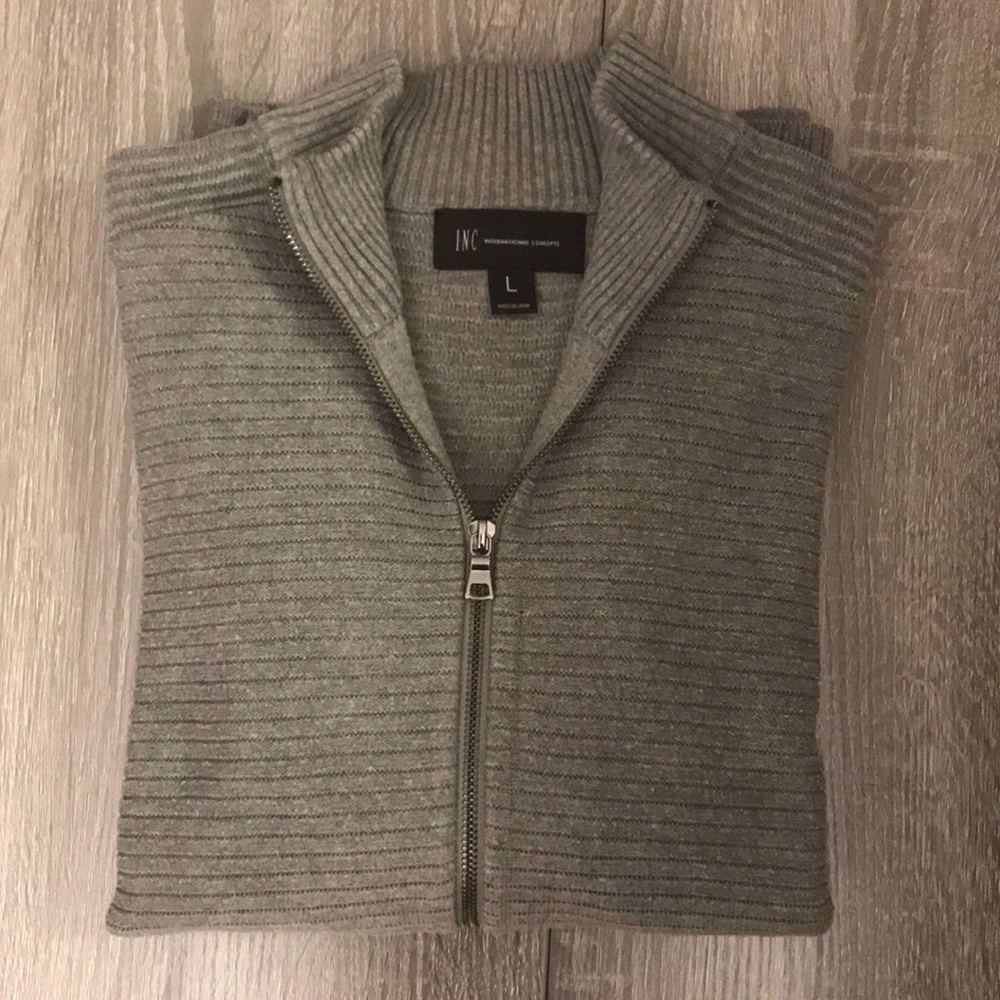 INC Gray Sweatshirt